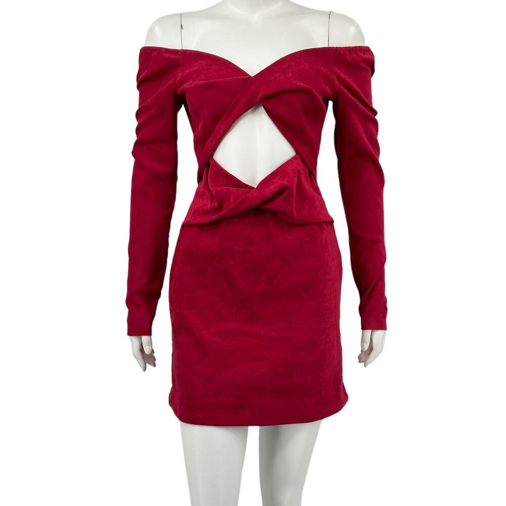Lovers + Friends Dress Womens Medium Red Chili Pepper Raisa Party‎ Club Sultry